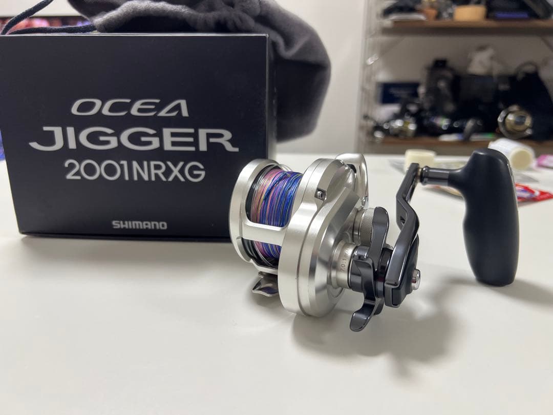 21 SHIMANO OCEA JIGGER 2001NRXG 換えスプール付き