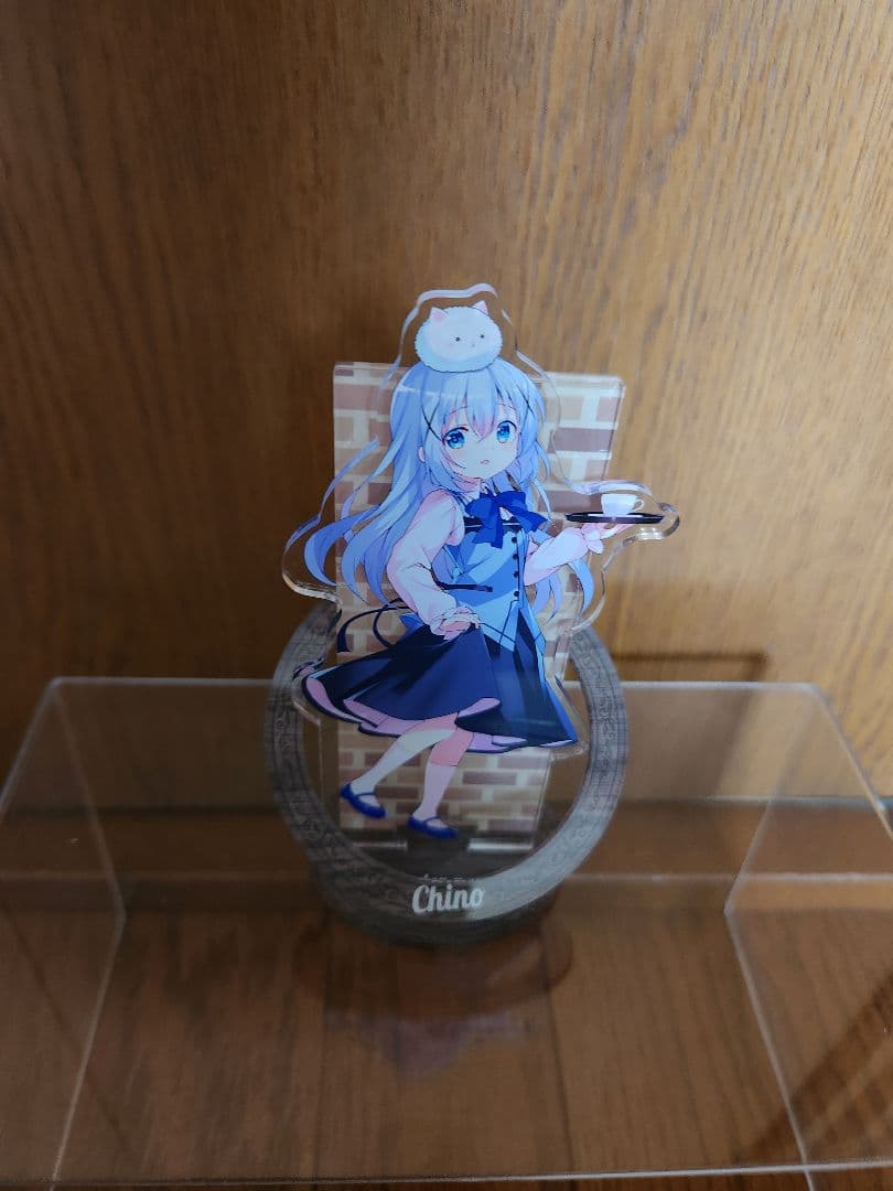 ごちうさ チノ 立体アクリルスタンド・缶バッジ10点セット
