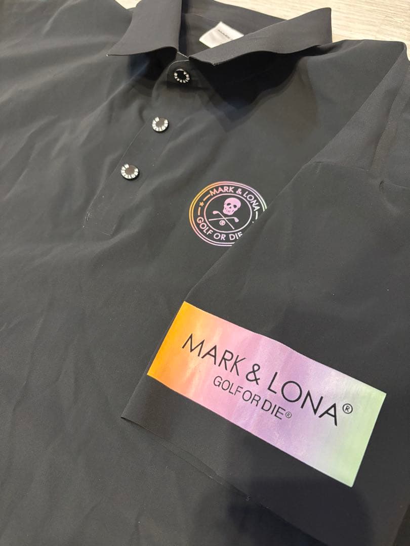 【美品】MARK & LONA マーク＆ロナ ゴルフウェア メンズシャツ
