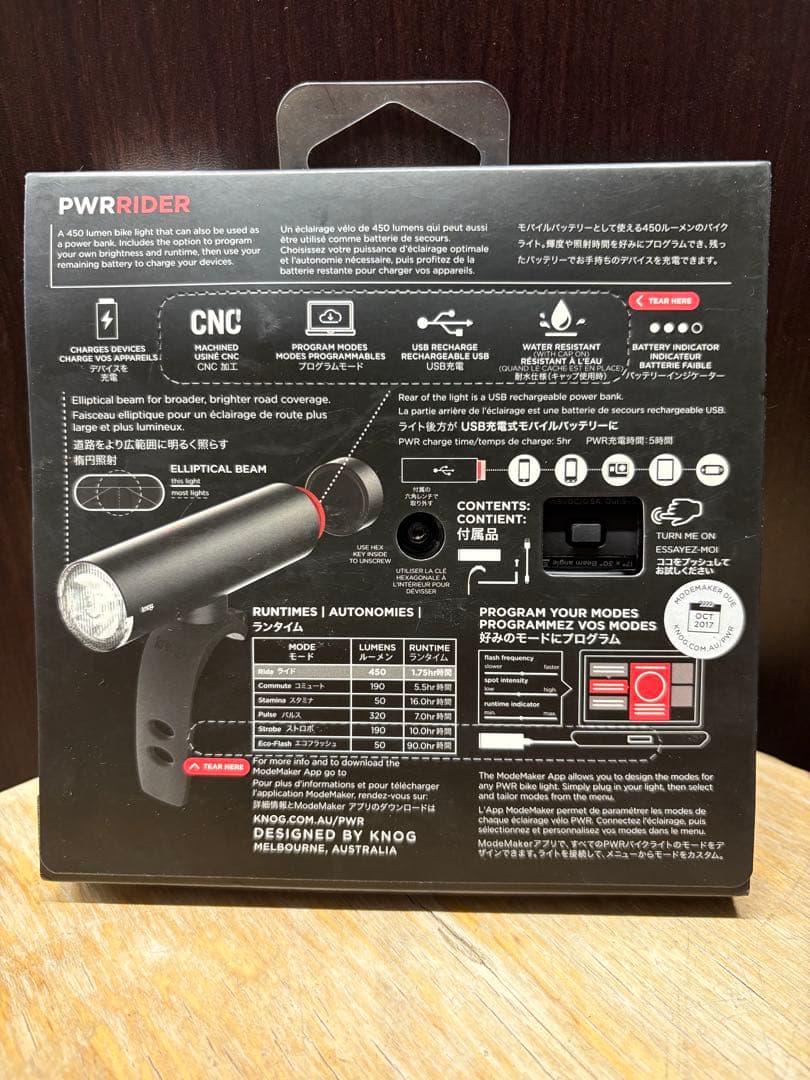 アクセサリー KNOG PWR RIDER