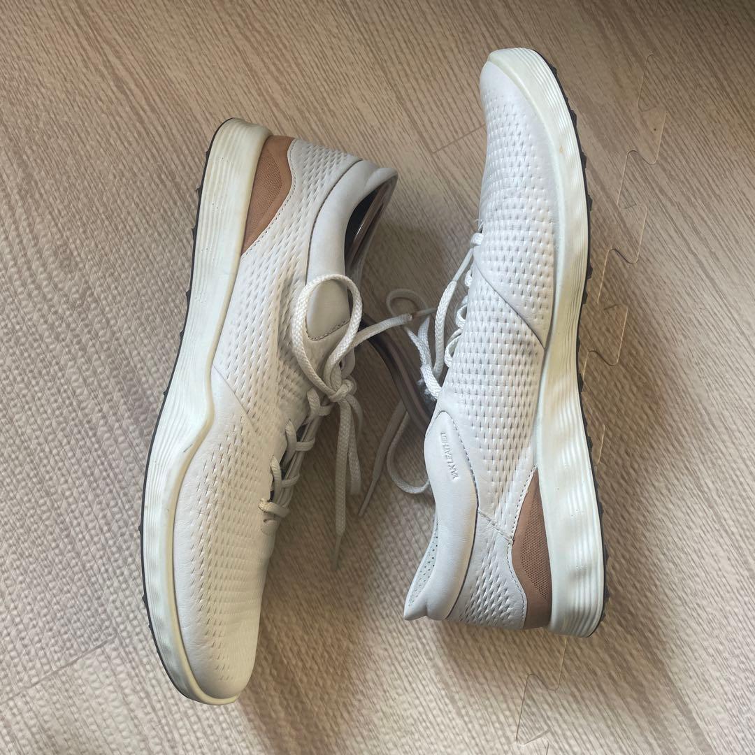 【未使用】24.5cm ECCO ゴルフシューズ ホワイト