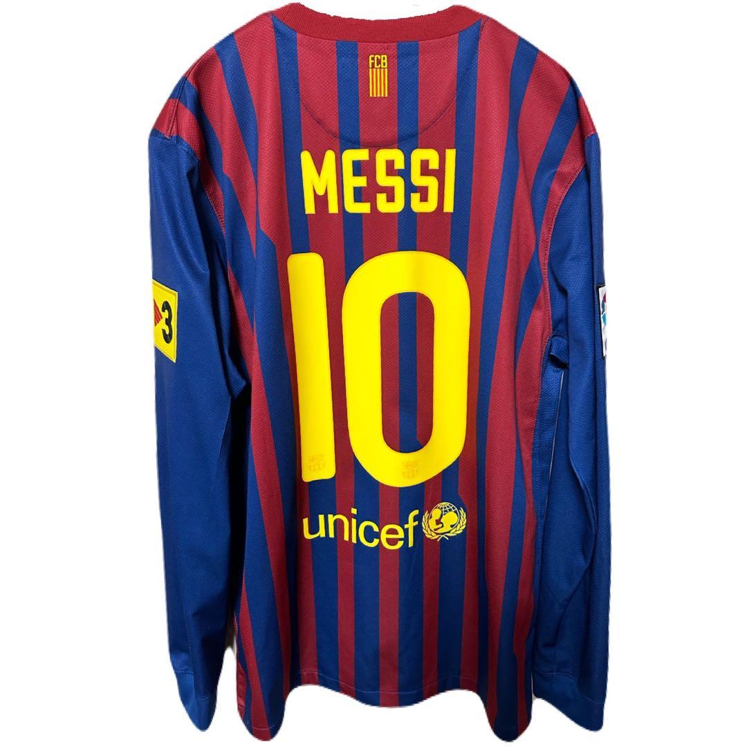 【メッシ#10】MESSI バルセロナ ユニフォーム 11/12 長袖Mサイズ