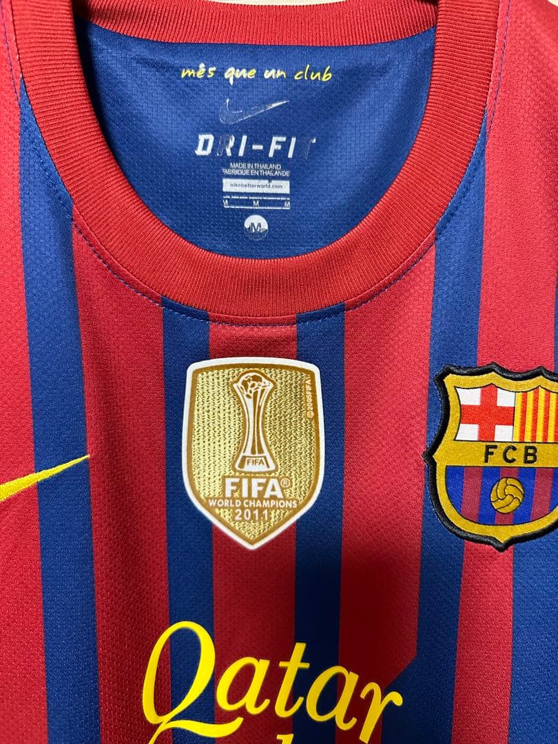 【メッシ#10】MESSI バルセロナ ユニフォーム 11/12 長袖Mサイズ