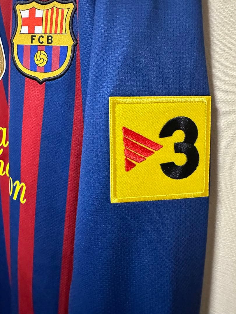 【メッシ#10】MESSI バルセロナ ユニフォーム 11/12 長袖Mサイズ